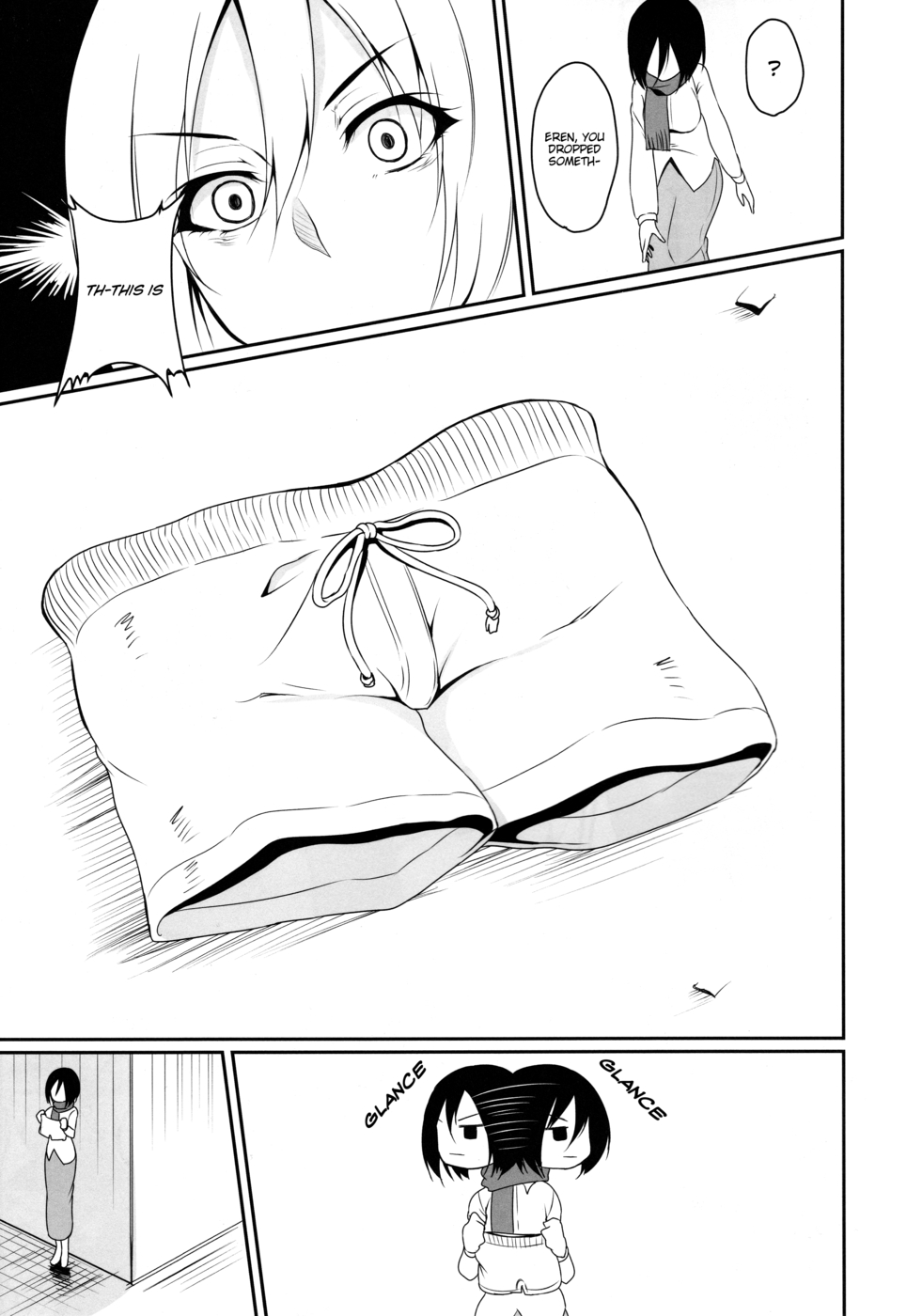 Hentai Manga Comic-Eren ga Mikasa ni Osowareru Hon-Read-7